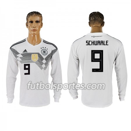 Camisetas Alemania Schurrle 9 Primera Equipacion Mundial 2018 Manga Larga